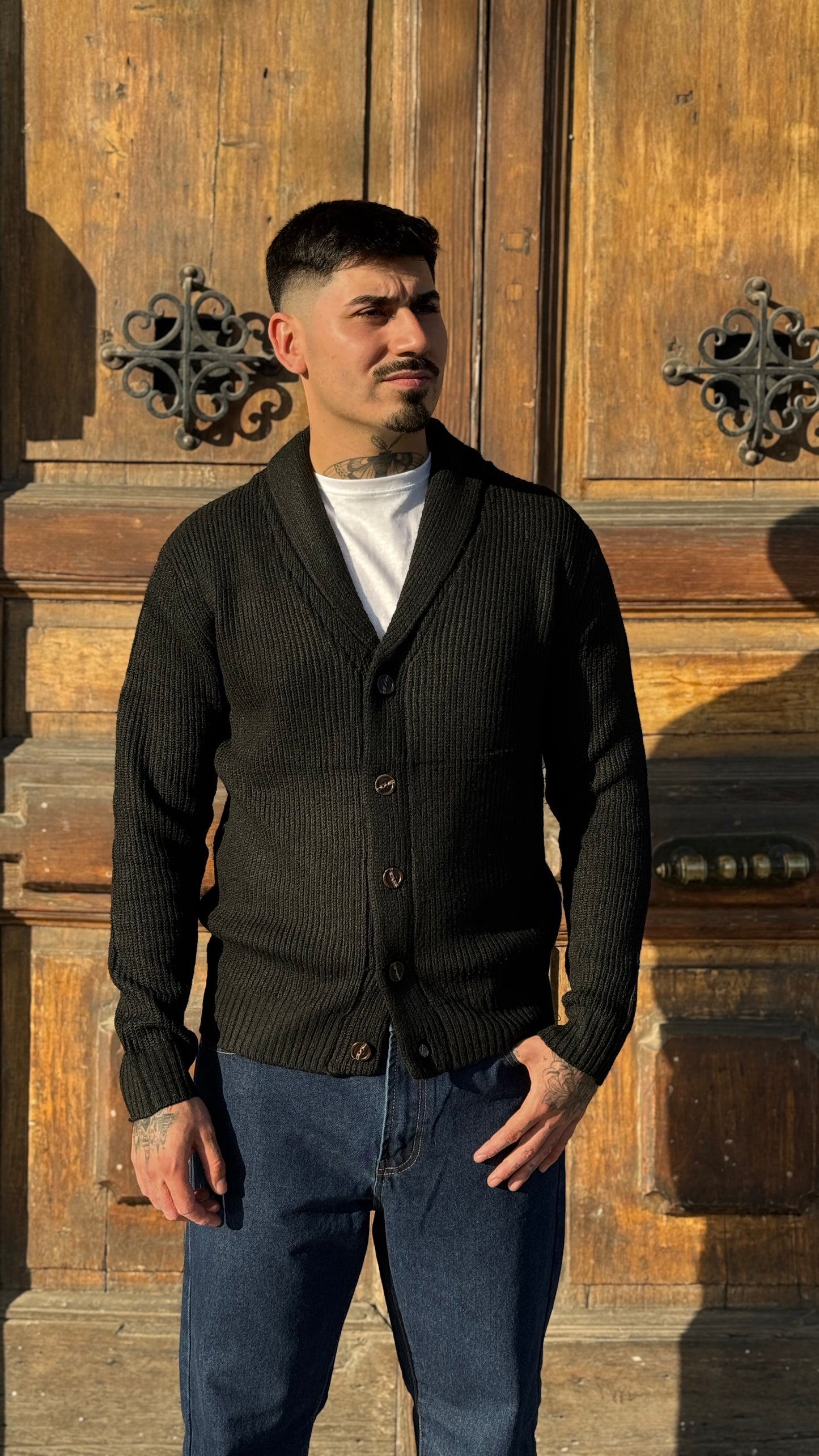Cardigan negro