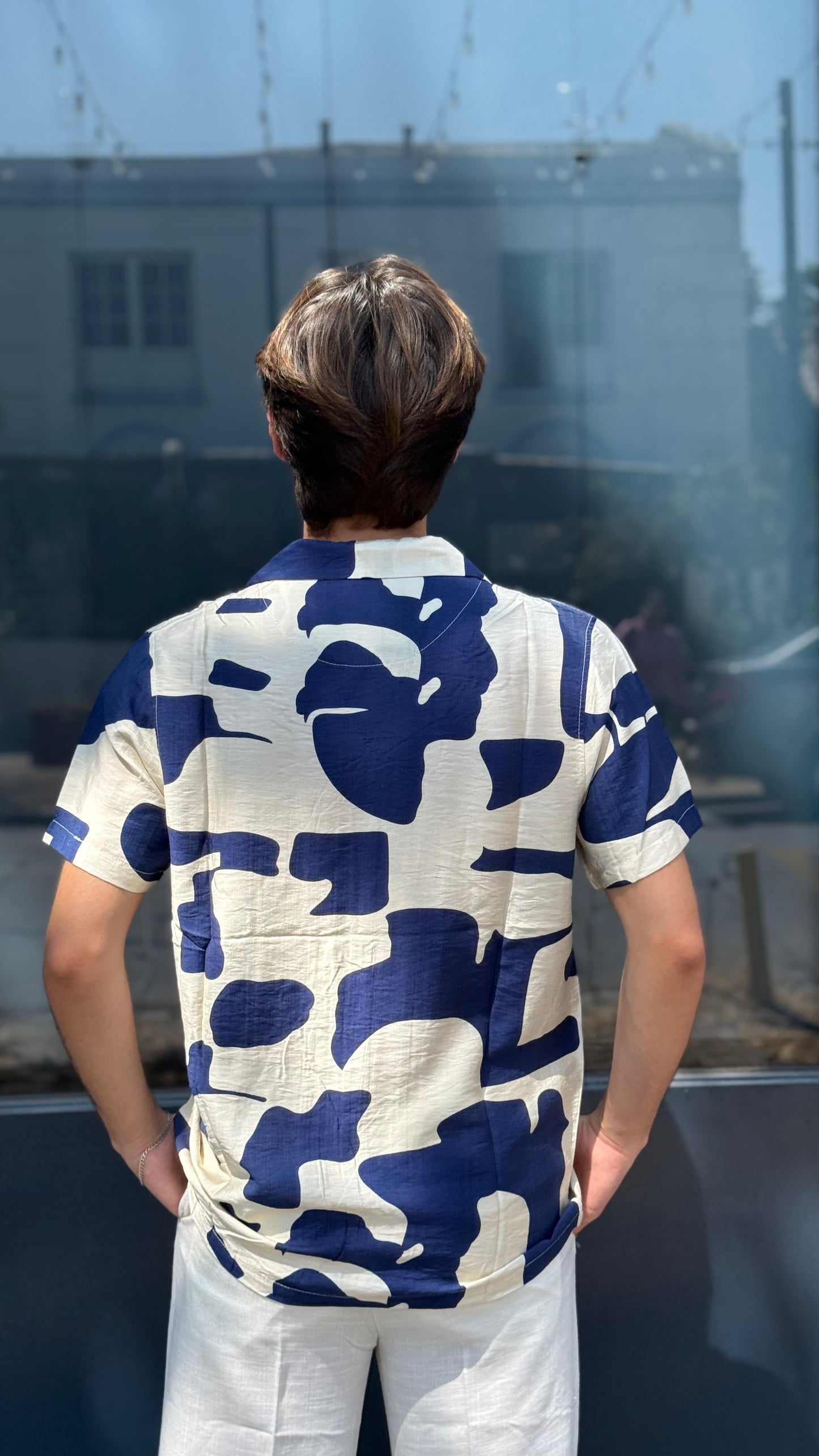 Camisa Geométrica (viscosa)