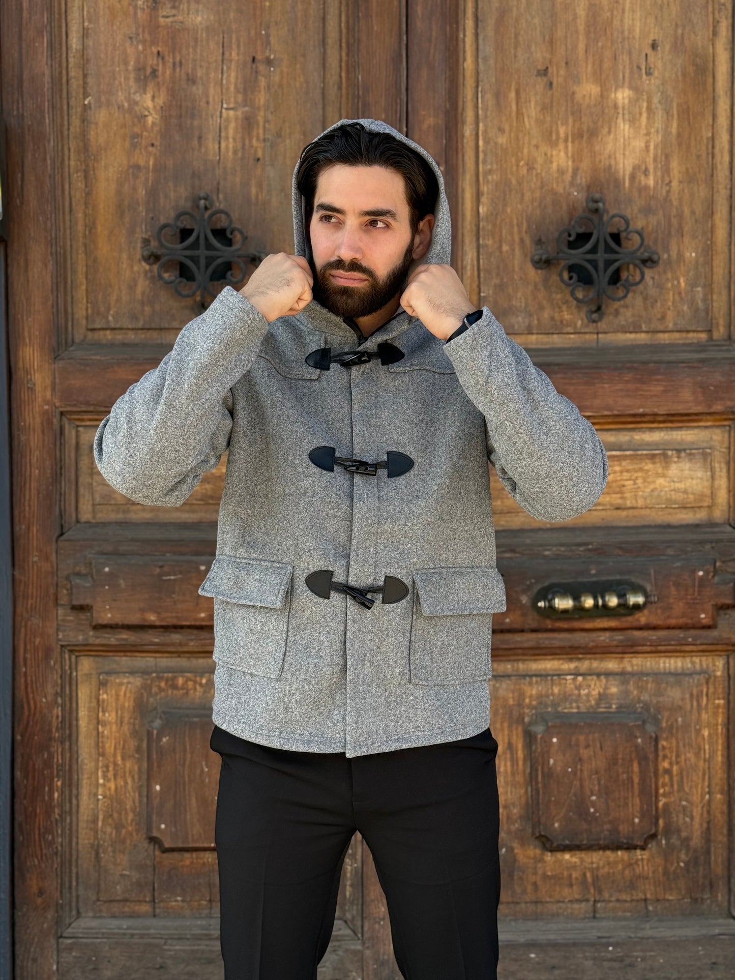 Abrigo Montgomery gris