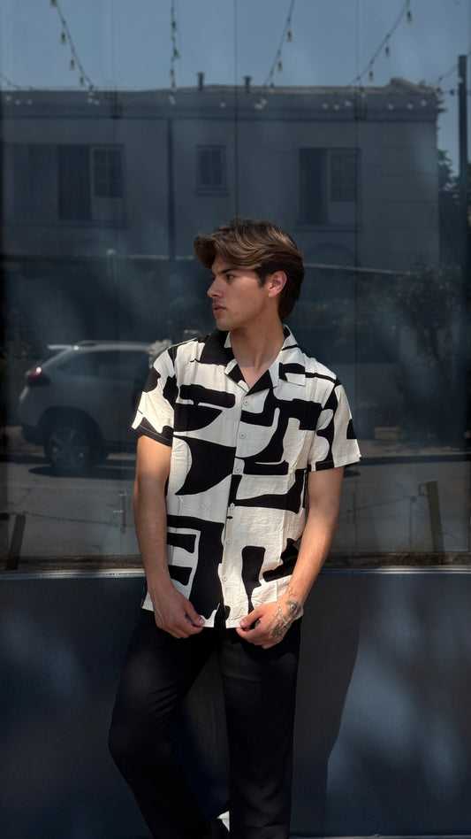 Camisa Geométrica (viscosa)