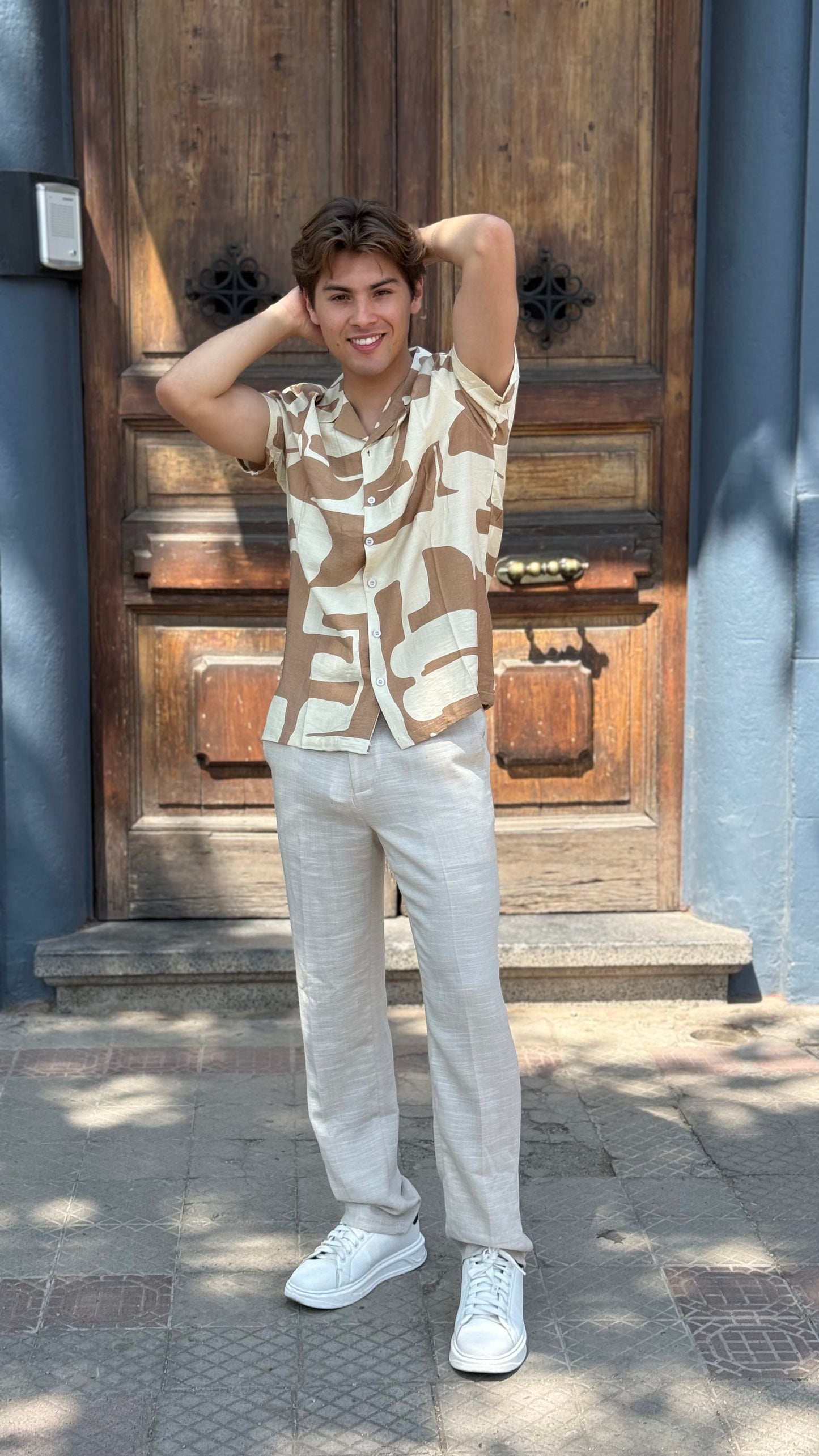 Camisa Geométrica (viscosa)