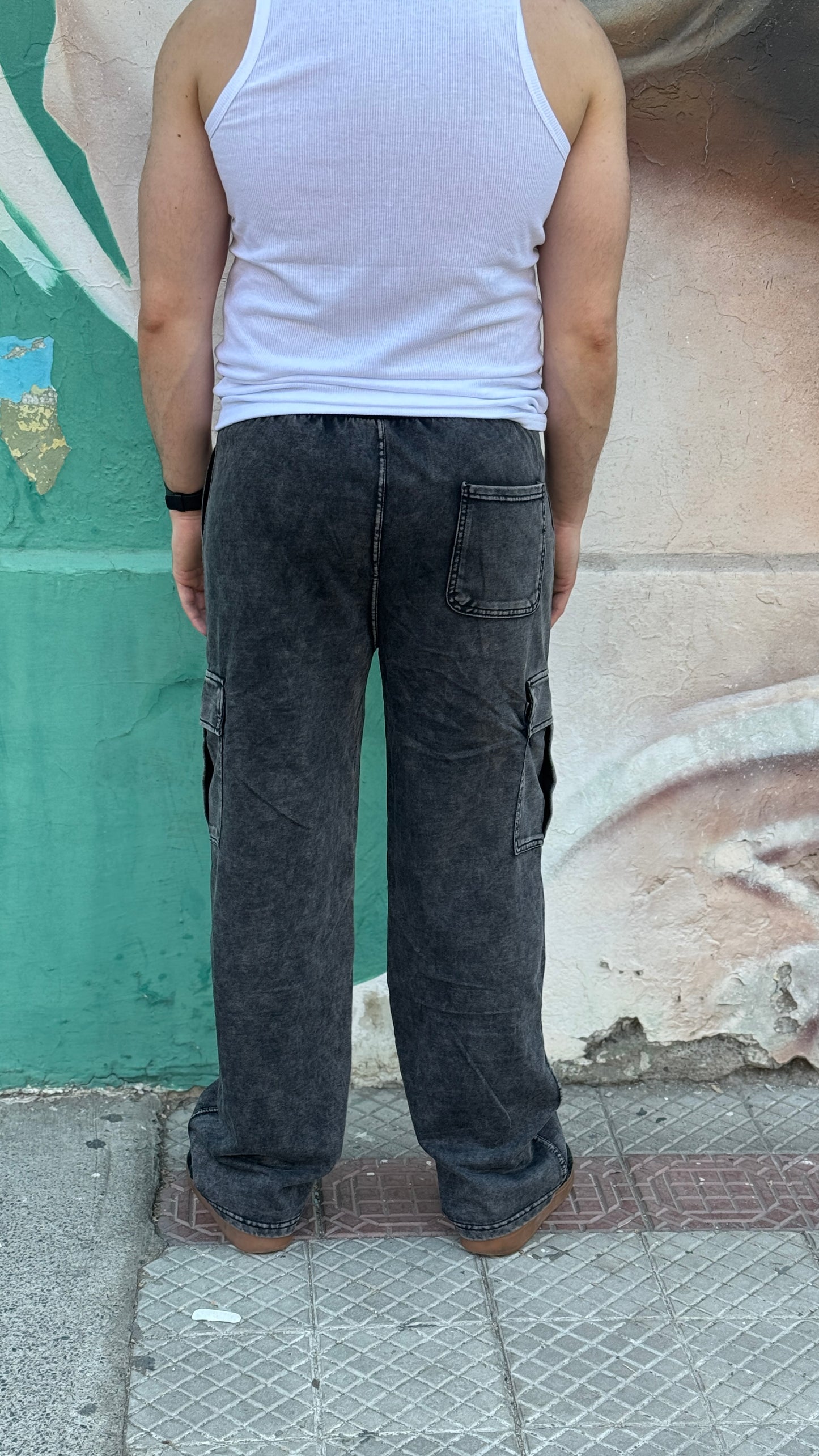 Buzo cargo Acid Wash (delgado)
