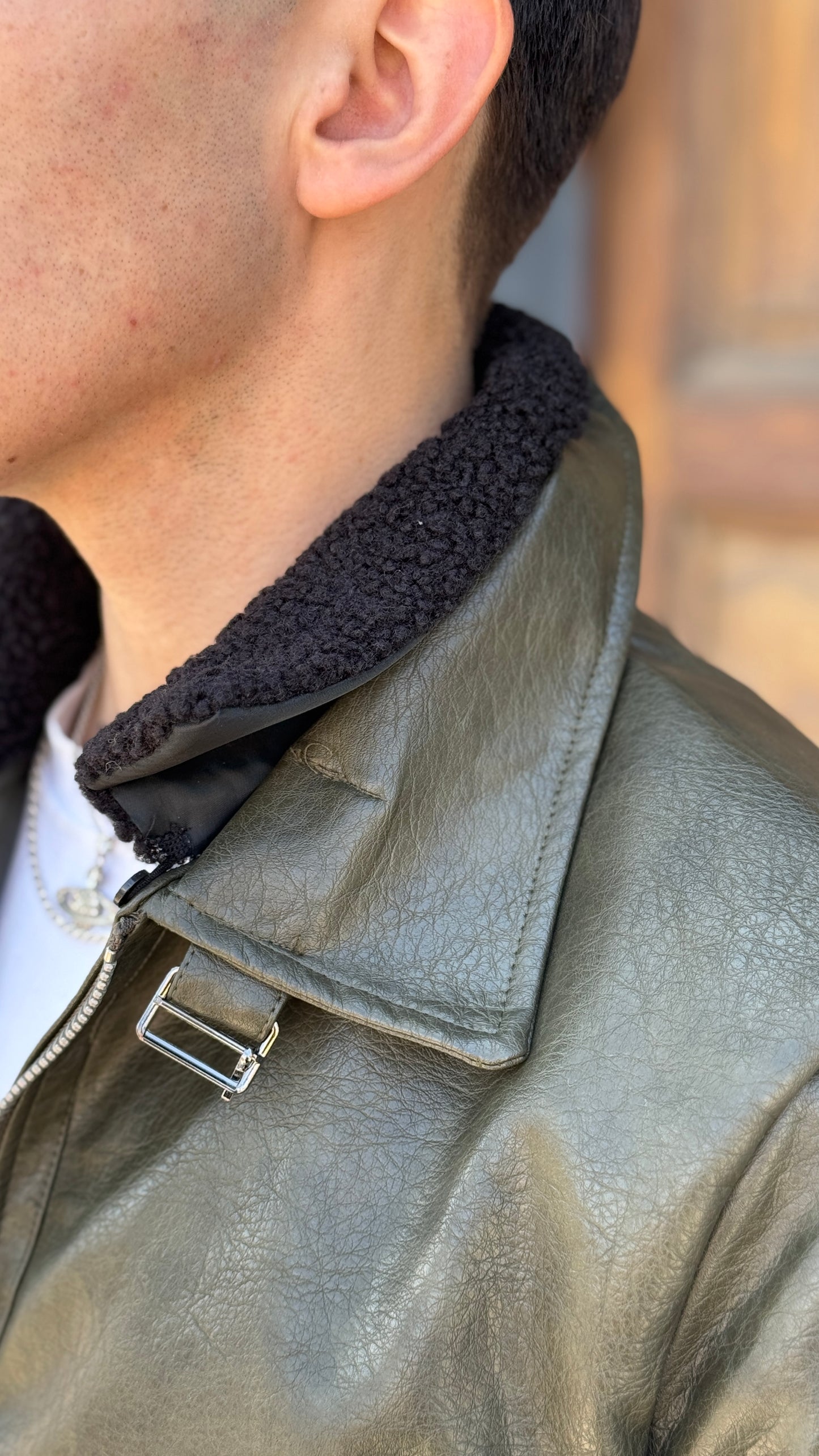 Chaqueta cargo verde