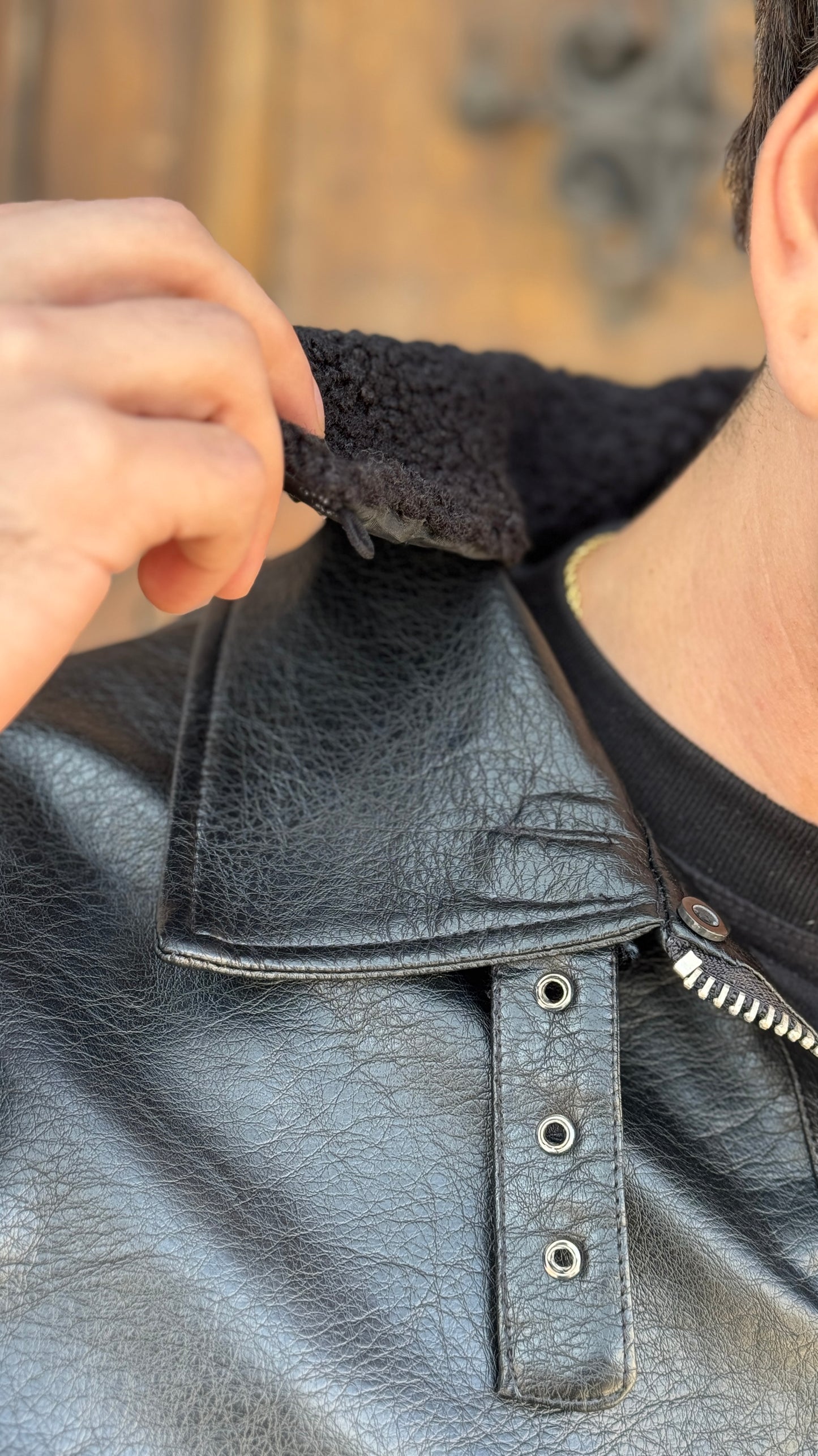 Chaqueta cargo Negra