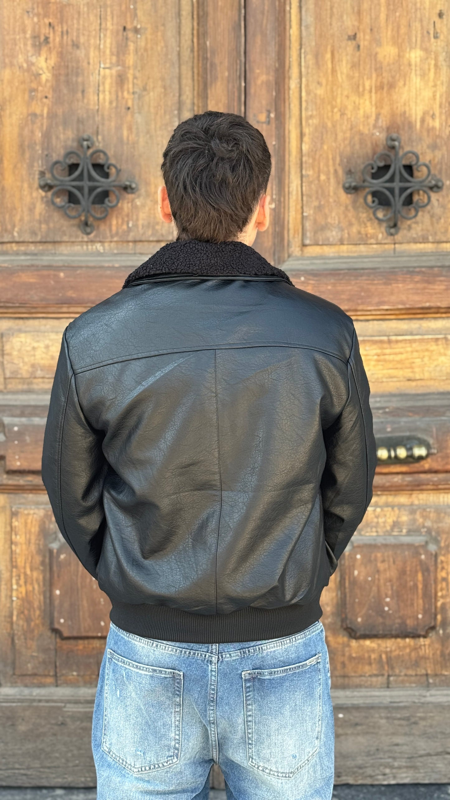 Chaqueta cargo Negra