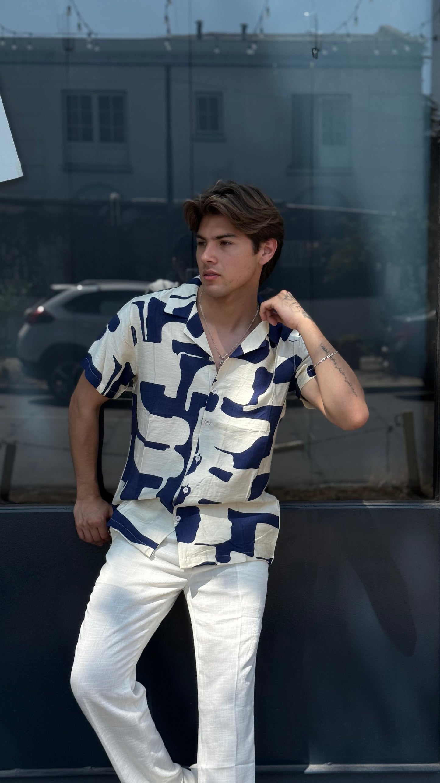 Camisa Geométrica (viscosa)