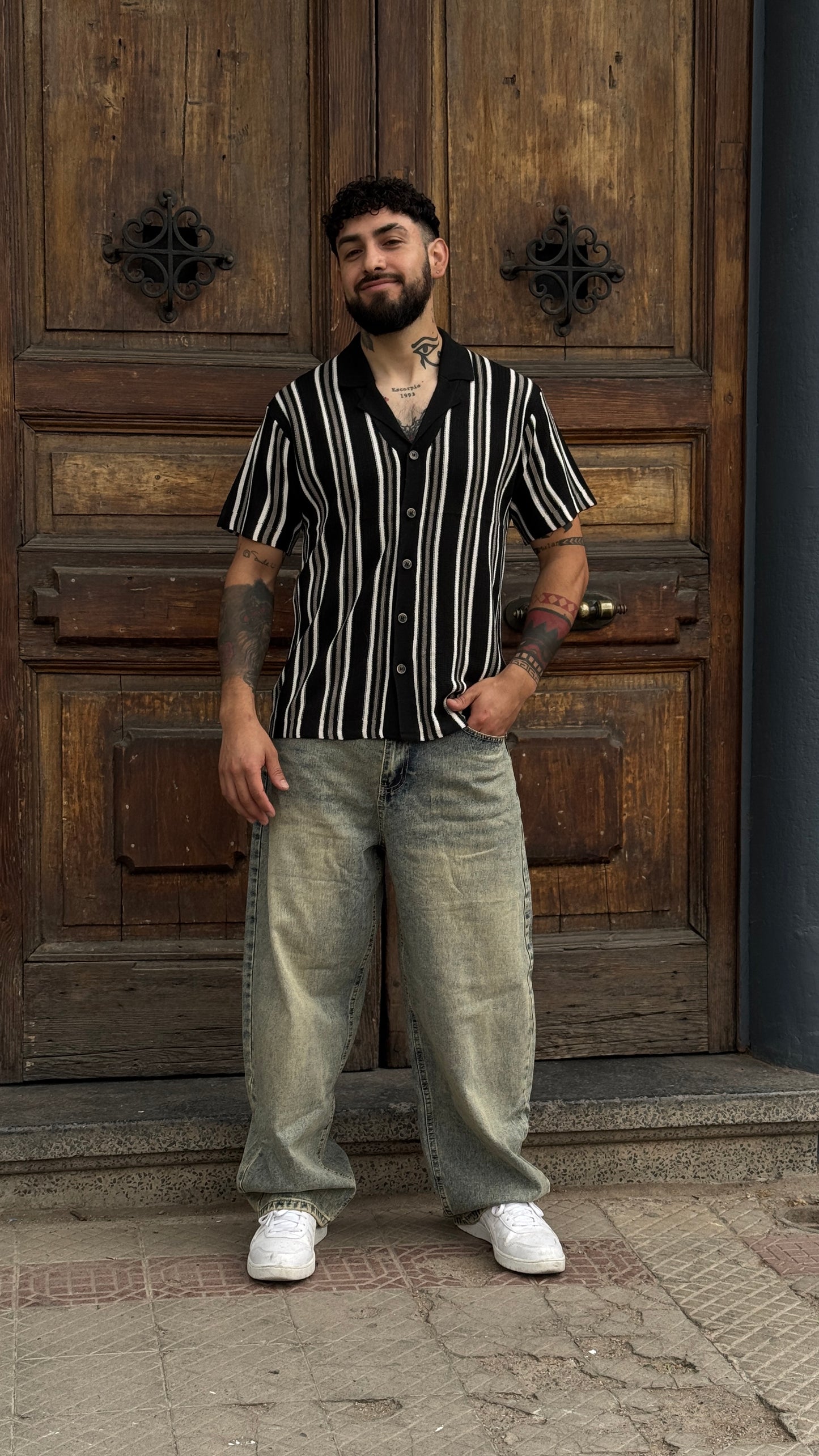 Camisa tejida algodón