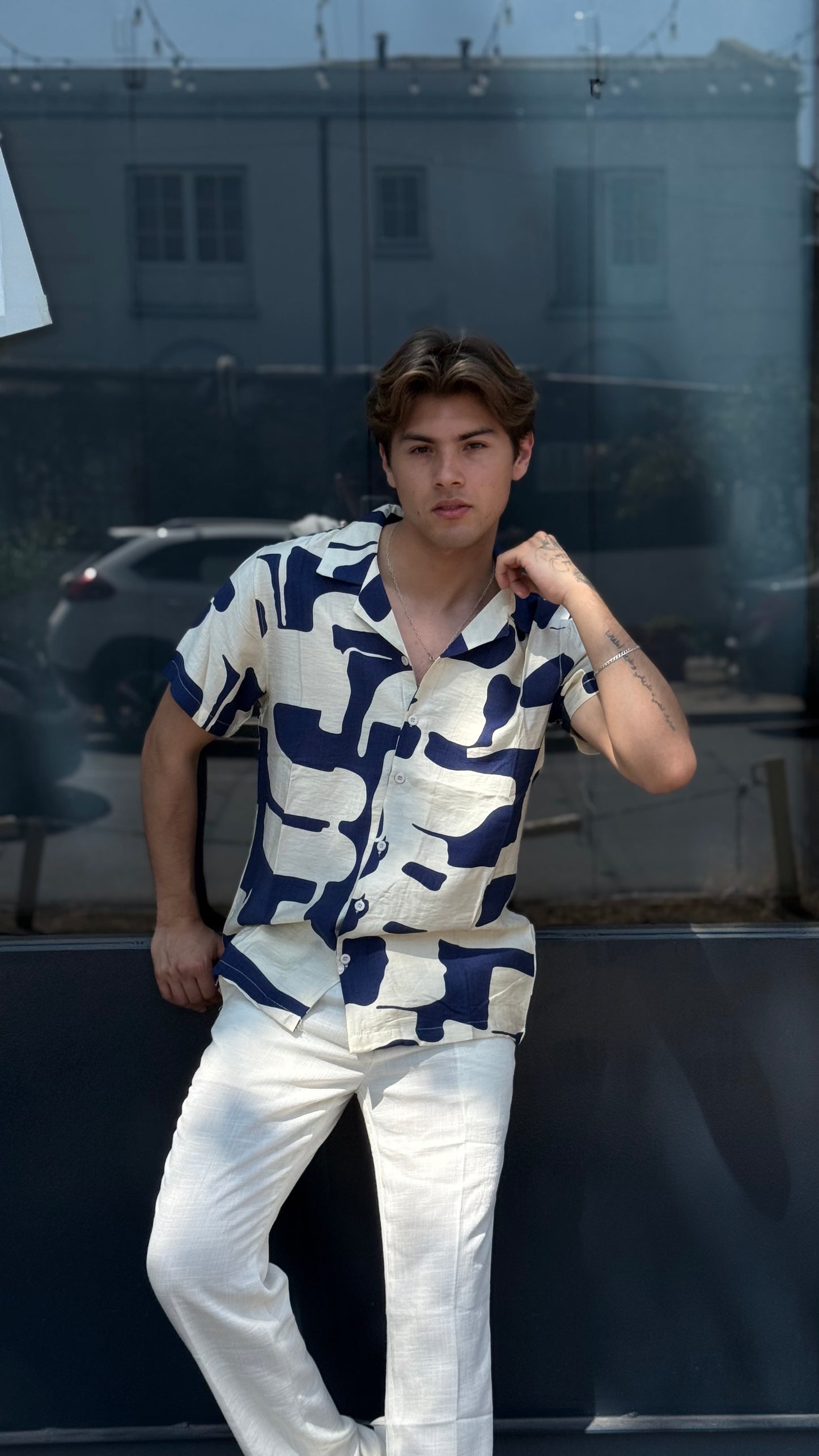 Camisa Geométrica (viscosa)