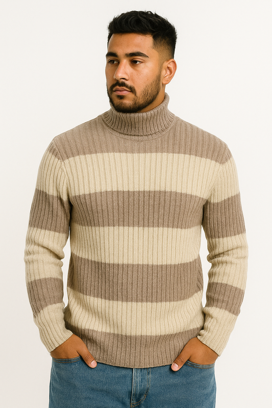 Beatle rayas beige