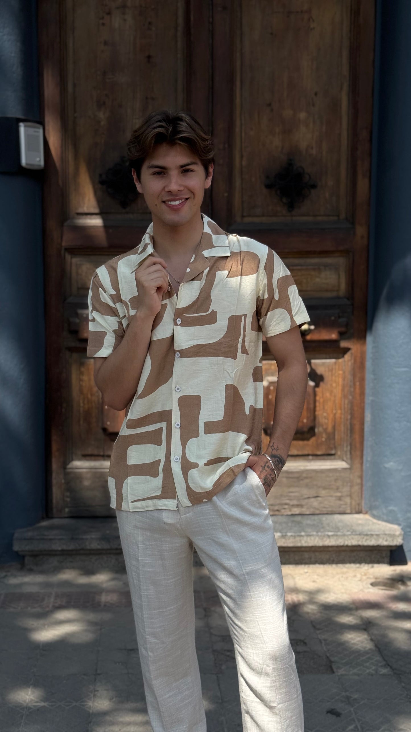 Camisa Geométrica (viscosa)