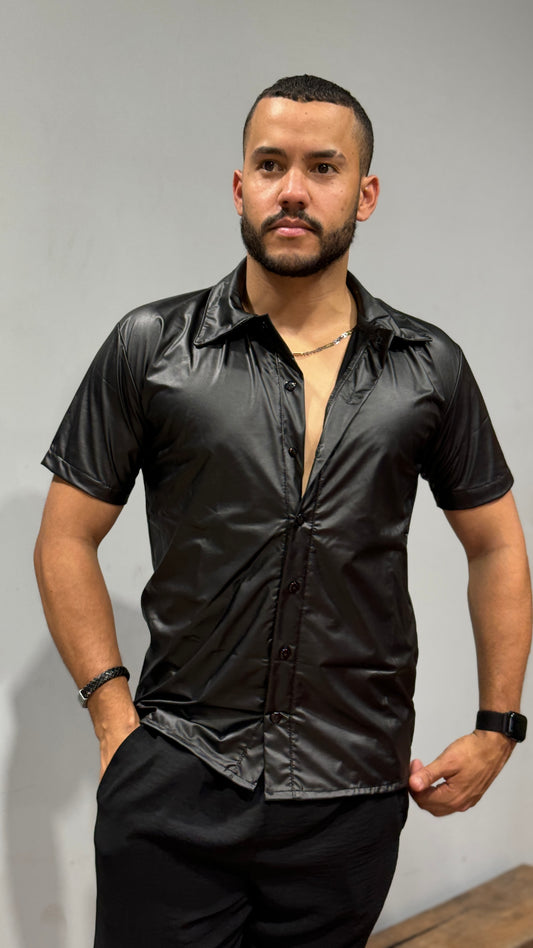 Camisa Eco Cuero