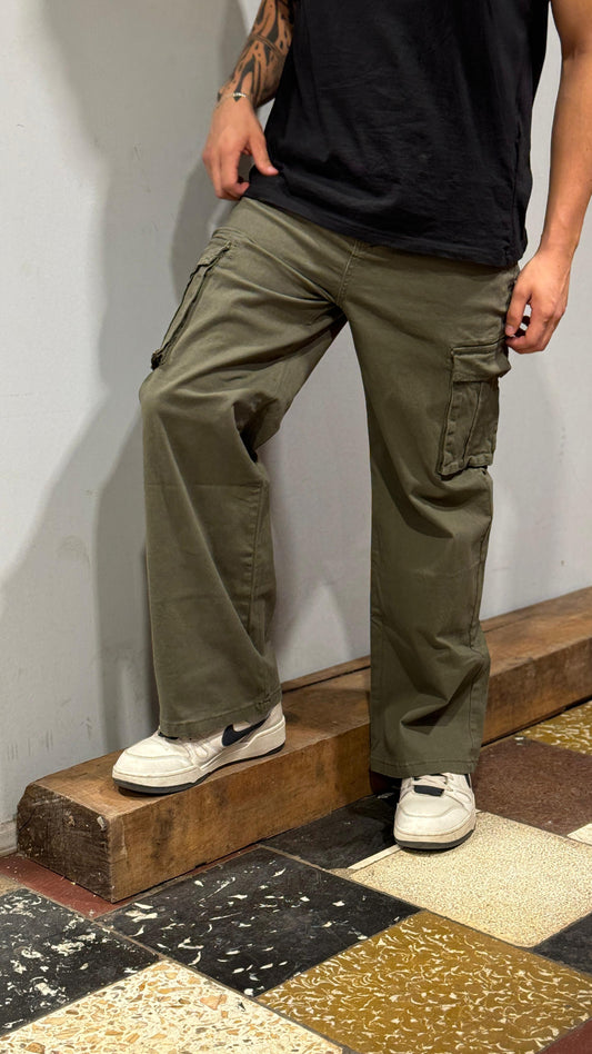 Pantalón cargo Verde militar